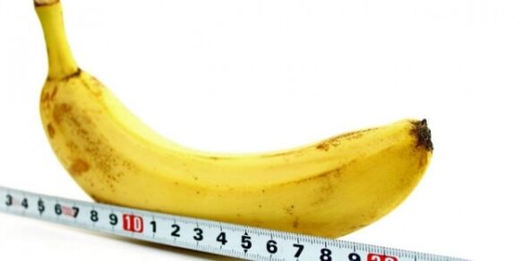Μέτρηση μπανάνας σε σχήμα πέους και τρόποι μεγέθυνσής της